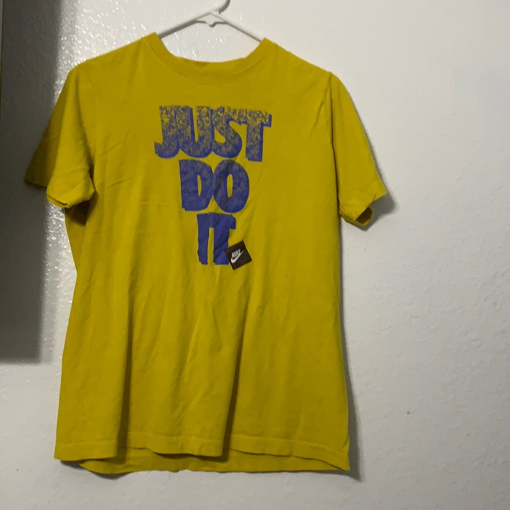 Boys Nike Yellow Just Do It T-Shirt